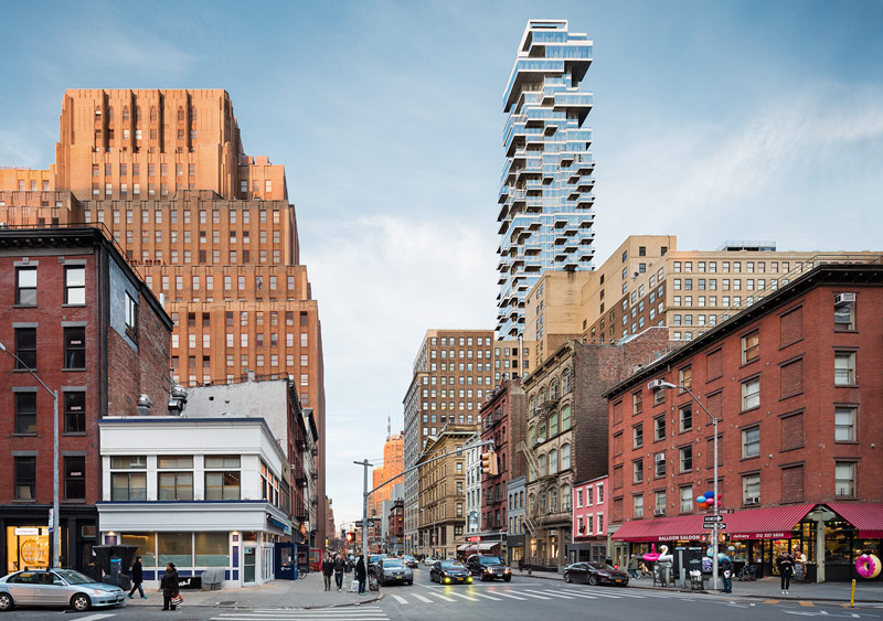 <p>56 Leonard Street</p>
                 <p>Tribeca, NY</p>
                 <p>Herzog & De Meuron</p>