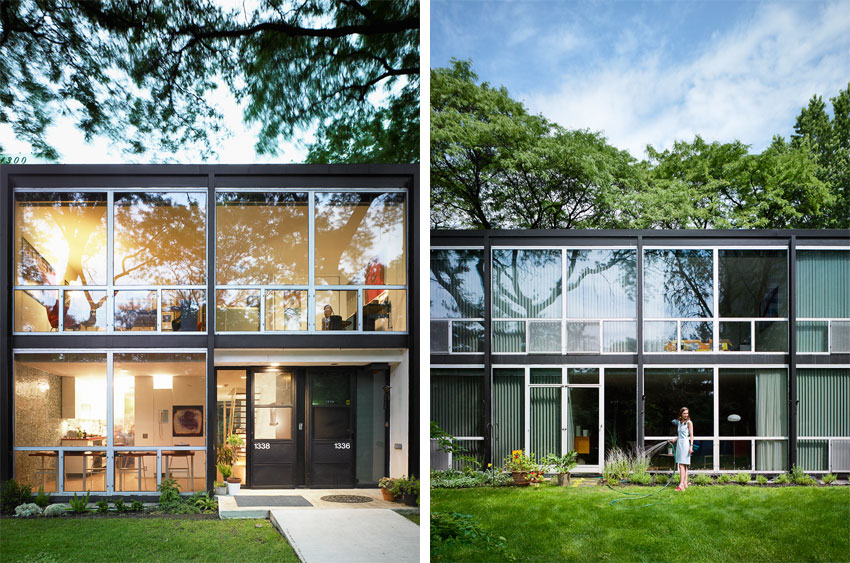 <p>Lafayette Park</p>
                 <p>Detroit, MI</p>
                 <p>Architect: Mies van der Rohe</p>