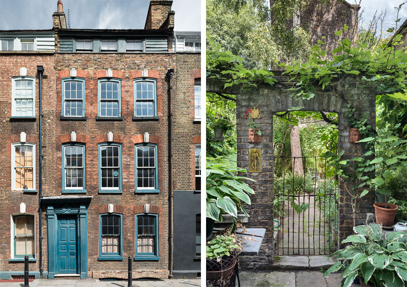 <p>Rodney Archer House</p>
                 <p>British actor's 18th century home</p>
                 <p>Spitalfields, London, UK</p>